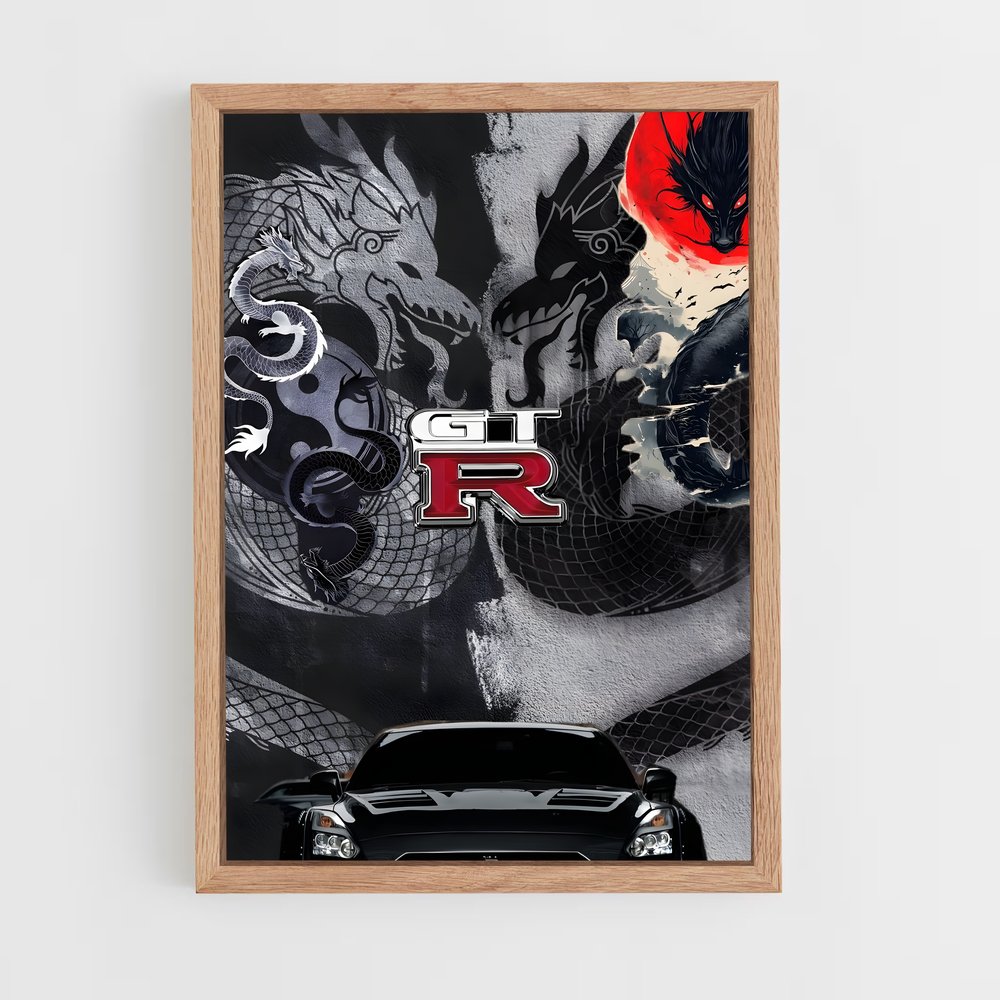 Poster Dragon GT-R – affiche Nissan (vue 4)